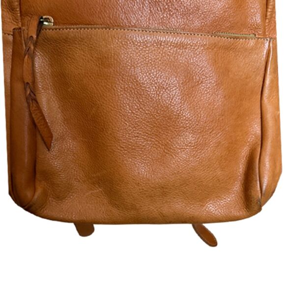 Il Bisonte Saddle Brown Leather Backpack - Picture 11 of 17
